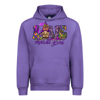 Tulip Love Mardi Gras with gnome Urban Hoodie - HowdyJamesFarm
