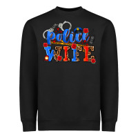 Black police wife Heavyweight Sweatshirt - AdoDesignShop