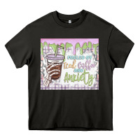 Asphalt fueled by iced coffee and anxiety Heavy Core Tee - MaliasSmallBusiness