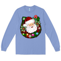 Colony Blue horseshoe santa Long Sleeve Tee - AdoDesignShop
