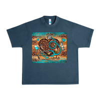 Midnight Navy nurse leopard heart Urban Heavy Tee - JahusDesignShop