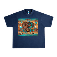 Navy nurse leopard heart Urban Heavy Tee - JahusDesignShop