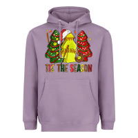 Lavender tis' the season softball christmas cakes bbs Heavyweight Hoodie - BundleAndBundleShop