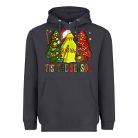 Smoke tis' the season softball christmas cakes bbs Heavyweight Hoodie - BundleAndBundleShop