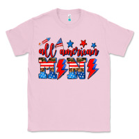 Bubblegum Pink all american mimi Classic Tee - AdoDesignShop