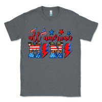 Charcoal Heather all american mimi Classic Tee - AdoDesignShop