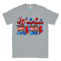 Heather Grey all american mimi Classic Tee - AdoDesignShop