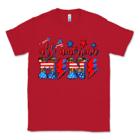 Red all american mimi Classic Tee - AdoDesignShop