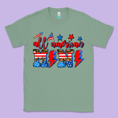All American Mimi Classic Tee Designed By Adodesignshop