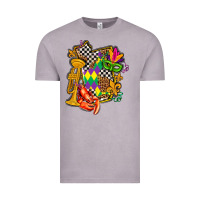 Vintage Zinc mississippi map mardi gras Vintage Tee - AdoDesignShop