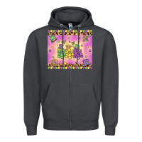 Smoke mardi gras bead dogs Zipper Hoodie - MaliasSmallBusiness