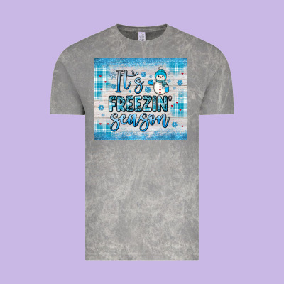 It S Freezin Season Vintage Tee Designed By Jahusdesignshop