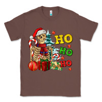 Chestnut Christmas ho ho ho skeleton Classic Tee - AdoDesignShop