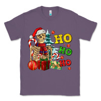 Lavender Christmas ho ho ho skeleton Classic Tee - AdoDesignShop