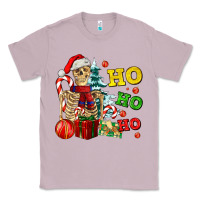 Lilac Christmas ho ho ho skeleton Classic Tee - AdoDesignShop