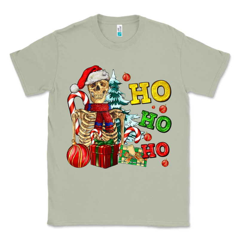 Christmas Ho Ho Ho Skeleton Classic Tee by AdoDesignShop | Teevron