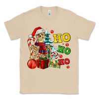 Mushroom Christmas ho ho ho skeleton Classic Tee - AdoDesignShop
