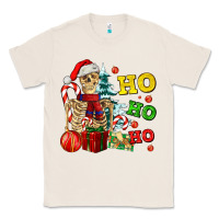 Natural Christmas ho ho ho skeleton Classic Tee - AdoDesignShop