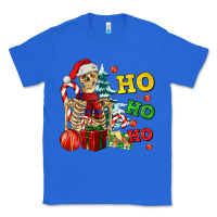 True Royal Christmas ho ho ho skeleton Classic Tee - AdoDesignShop