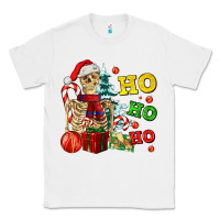 White Christmas ho ho ho skeleton Classic Tee - AdoDesignShop