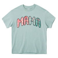 Arona mama christmas plaid Heavy Core Tee - MaliasSmallBusiness