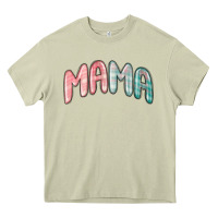 Mossy mama christmas plaid Heavy Core Tee - MaliasSmallBusiness