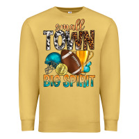 Antique Gold Small Town Big Spirit Premium Sweatshirt - BundleAndBundleShop