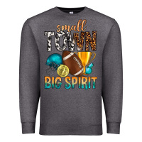 Charcoal Heather Small Town Big Spirit Premium Sweatshirt - BundleAndBundleShop