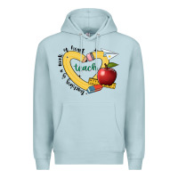 Blue Mist teaching is a work of heart Premium Hoodie - JahusDesignShop