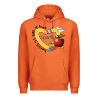 Carrot teaching is a work of heart Premium Hoodie - JahusDesignShop