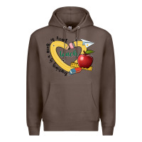 Coffee teaching is a work of heart Premium Hoodie - JahusDesignShop