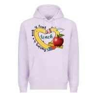 Lilac teaching is a work of heart Premium Hoodie - JahusDesignShop