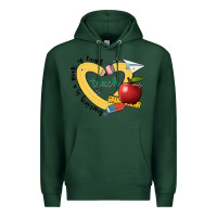 Sports Green teaching is a work of heart Premium Hoodie - JahusDesignShop