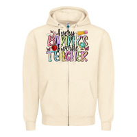 Sandshell every bunnys favorite teacher Zipper Hoodie - MaliasSmallBusiness