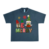 Midnight Navy be merry Urban Heavy Tee - BundleAndBundleShop