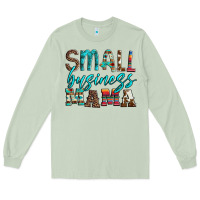 Matcha small business mama leopard turquoise aztec serape cowhide Long Sleeve Tee - Artiststas