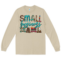 Mushroom small business mama leopard turquoise aztec serape cowhide Long Sleeve Tee - Artiststas