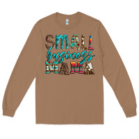 Toasted Coconut small business mama leopard turquoise aztec serape cowhide Long Sleeve Tee - Artiststas