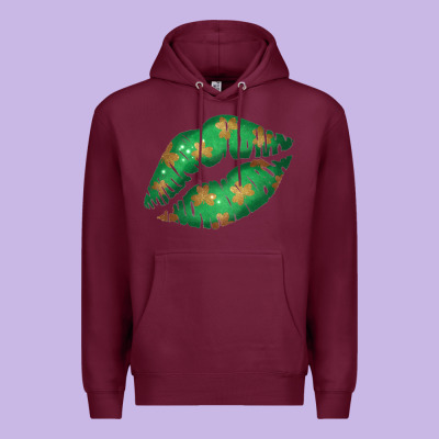 St. Patricks Day Green Lips Premium Hoodie Designed By Bettercallsaul