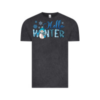 Vintage Black hello winter Vintage Tee - JahusDesignShop