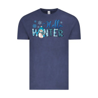 Vintage Denim hello winter Vintage Tee - JahusDesignShop