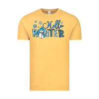 Vintage Mustard hello winter Vintage Tee - JahusDesignShop