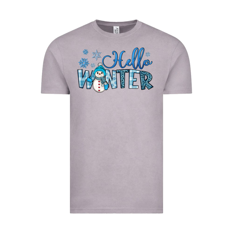 Hello Winter Vintage Tee by JahusDesignShop | Teevron