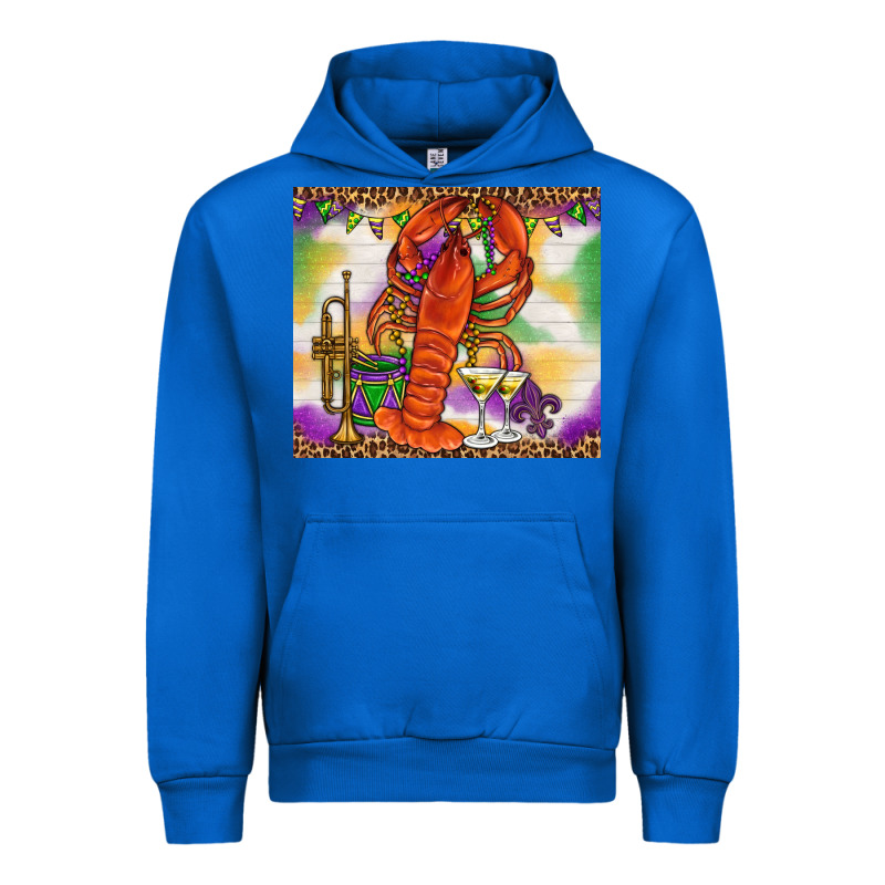 Mardi Gras Crawfish Tumbler Urban Hoodie by HowdyJamesFarm | Teevron