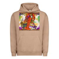 Pigment Burro Mardi Gras Crawfish Tumbler Urban Hoodie - HowdyJamesFarm