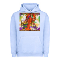 Pigment Grape Ice Mardi Gras Crawfish Tumbler Urban Hoodie - HowdyJamesFarm