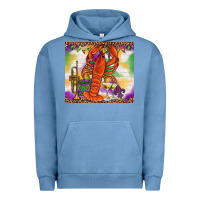 Pigment Pebble Blue Mardi Gras Crawfish Tumbler Urban Hoodie - HowdyJamesFarm