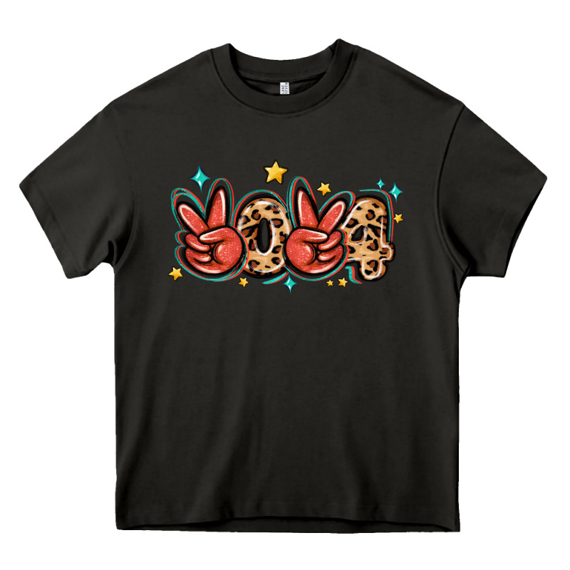 2024 Stars And Leopard Heavy Core Tee by MaliasSmallBusiness | Teevron