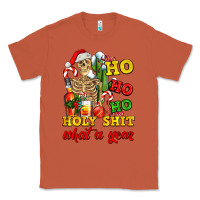 Copper Christmas ho ho ho holy shit what a year skeleton Classic Tee - AdoDesignShop