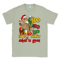 Matcha Christmas ho ho ho holy shit what a year skeleton Classic Tee - AdoDesignShop